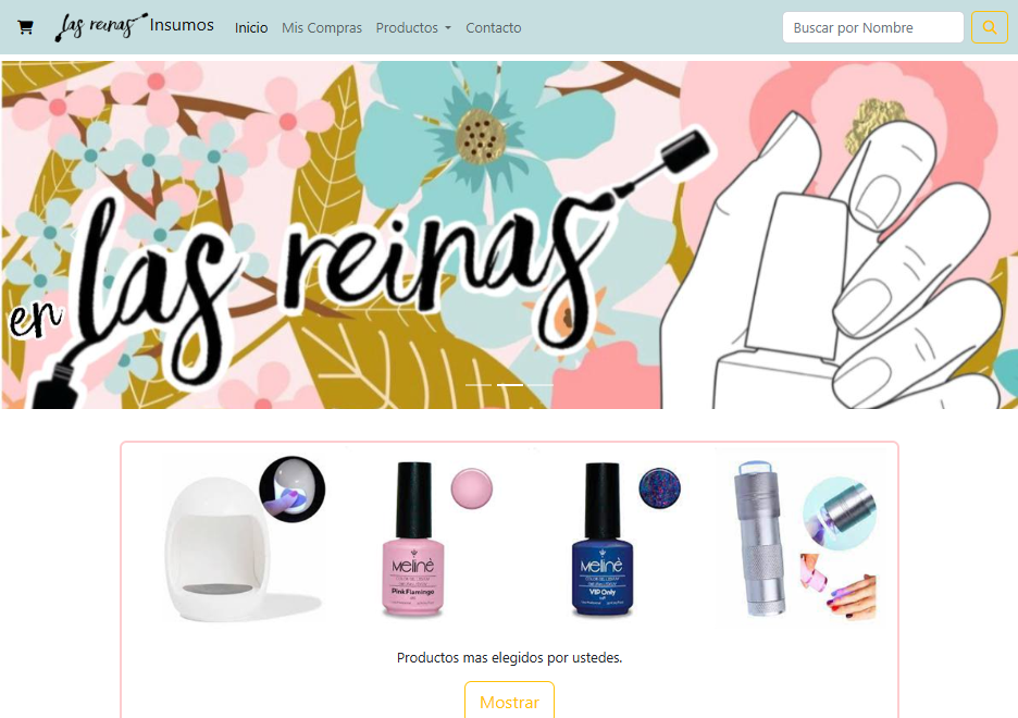 Inicio Tienda